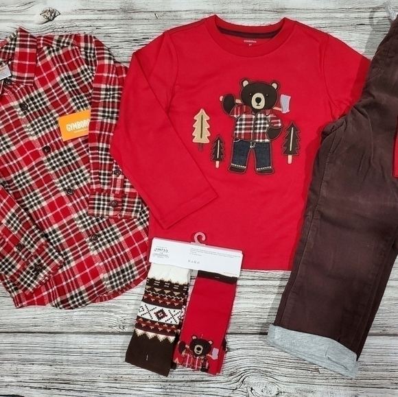 Gymboree Holiday Winter Lot Moose Mountain Collection NWT - Picture 6 of 16